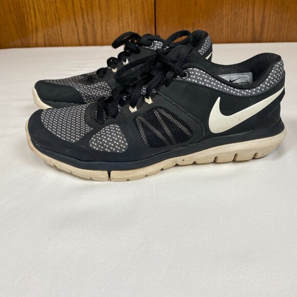Nike Flex Run 644477 5 Black Athletic Shoes - Picture 2 of 11